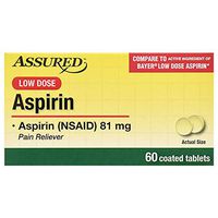 Assured 81mg Enteric-coated Aspirin, 60 Ct