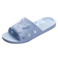Emimarol Massage Foam Bathroom Slippers Non-Slip Spa Shower Sandal for Mens/Womens Lightweight Cute House Shoes Blue