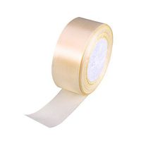 NUOLUX Gift Ribbon Curling Ribbon Solid Grosgrain Ribbon Wedding Party Brithday Wrap Ribbon 4CM x 25M (Off-White Color)
