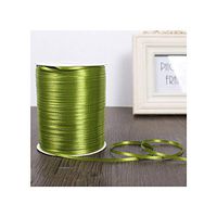 3Mm Silk Satin Ribbons 22 Meters/Lots Christmas Halloween Baby Shower Birthday Party Wedding Gift Wrapping Ribbons White,Army Green