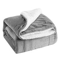 YAMY Lambskin Blanket, Shaggy Throw Blanket, Winter Warm Double Layer Bed Blanket, Lightweight Cozy Fuzzy Blanket for Bed Couch Chair Fall Winter Spring Living Room 71 x 79inch (Gray)