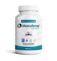 Natural Eye Health Vitamins with Bilberry Zeaxanthin Lutein - Macular Support Supplement, Formula Based On AREDS2® Clinical Trials Plus Carotenoids Quercetin EGCG - Macutene® Protect (60 Capsules)