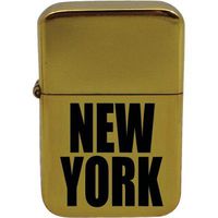 Gift House New York Gold Flip Top Wick Lighter