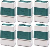 Brother PR1438G6P Self-Inking Stamps (6 Pack), Green For use with SC-2000 and SC-2000USB StampCreator Pro Stamp Systems, Each Stamp Will Produce Up to 50000 Impressions; Size 14mm x 38mm