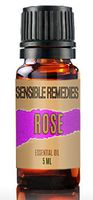 Rose Essential Oil 100% Pure Therapeutic Grade Perfect for Beauty and Skin Care Sensible Remedies 5 mL (0.167 fl oz)