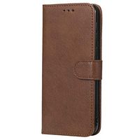 NEXCURIO Wallet Case for Huawei nova 5 / Nova5 Pro with Card Holder Side Pocket Kickstand, Shockproof Leather Flip Cover Case for Huawei nova 5 - NEKTU110198 Brown