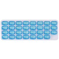 OUNONA Pill Organiser Box One Month Lid Medicine Tablet Storage Dispenser 31 Day for Travel Daily Use