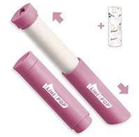 Lint POP Retractable Lint Roller, 120 Total Sheets, (Pink), Portable Travel Lint Roller, Lint Remover, Lint Brush