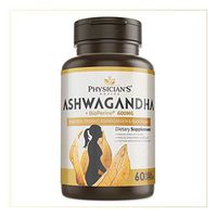 Physician’s Advice 600mg Organic Ashwagandha Capsules with Black Pepper, Anxiety Stress Mood Support Supplement, Boosts Energy & Supports Immune System, 60 Vegetarian Friendly Capsules, Kosher, Halal