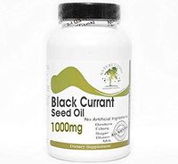 Black Currant Seed Oil 1000mg ~ 180 Capsules - No Additives ~ Naturetition Supplements