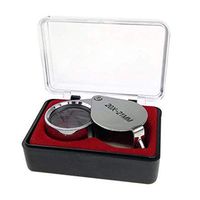 Refaxi 20X Metal Loupe Lens Magnifier Jeweler Magnifying Glass for Gardening, Children, Crafts, Coins and Rock Collection (20x21mm)