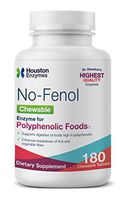 Houston Enzymes – No-Fenol Enzyme for Polyphenolic Foods – 180 Chewable Tablets (90 Doses) –Professionally Formulated to Support Polyphenolic Digestion –Enhances Breakdown of Fruits & Vegetable Fiber