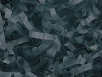 Black Tissue Paper Shred 1 lb Bag (4 Bags) - WRAPS-4XBK