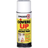 Zinnser 03688 Covers Up Stain Sealing Ceiling Paint, White