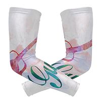 LEVEIS Guitar Instrument Music Arm Sleeves UV Protection for Men Women Sunblock Protective Gloves Running Golf Cycling Driving Long Arm Cover 1 Pair