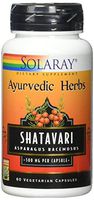 Solaray Shatavari Root Extract 500 mg VCapsules, 60 Count