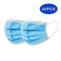 Time roaming Disposable Face 3-Ply Earloop Mouth Personal Protection, 40 Pcs