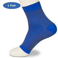 Kinship Comfort Brands Plantar Fasciitis Foot Socks for Men & Women - Compression Foot Sleeves for Pain Relief, Heel Pain, Treatment for Everyday Use with Arch Support | 4 Colors (S,M,L,XL)