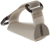 Sammons Preston Plastic Base Utensil Holder Strap, Universal Cuff, Adjustable Gripping Strap for Holding Utensils with Angled Plastic Base for Palm, ADL Eating Aid for Weak Grip & Limited Mobility