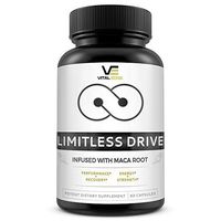 Limitless Drive - Active Male Optimization - Natural Energy Support Complex for Men | Improve Energy and Athletic Performance Pills Increase Herbal Supplement w/ Maca, L-Arginine and Ginseng