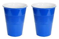 Fairly Odd Novelties 20oz Blue Cup Made Out Of Melamine 2 Pack Living It Large Drink Solo or With A Friend