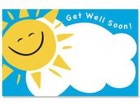 50 pack "Get Well Soon" SunEnclosure Cards (20 unit, 50 pack per unit.)