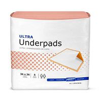 APQ Pack of 50 Disposable Underpads 36" x 36" Incontinence Care Fluff/Polymer Absorbent Underpads for Bedwetting Waterproof Mattress Protector for Incontinence Great for Protecting Surfaces