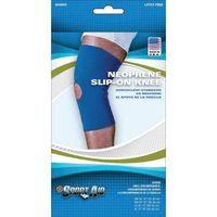 Neoprene Knee Sleeve Open Pattella, 12 1/2 inch Large Blue, 1 ea