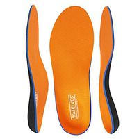 Shoes Insoles-Womens-Mens-Arch-Support Inserts Orthotics Relief Foot Pain for Plantar Fasciitis, Flat Feet(Orange Size 10 Mens)