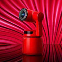 OBSBOT Tail Auto Director Ai Camera 4K Video Camera AI Tracking Shooting 1850Mah 360 4k 60fps OBSBOT Tail Ai Camera (Red)