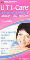 NaturalCare Homeopathic UTI-Care Capsules for Urinary Tract Health, 60-Count Packages