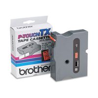 Brother P-Touch - TX Tape Cartridge for PT-8000, PT-PC, PT-30/35, 1w, Black on Fluorescent Orange TX-B511 (DMi EA