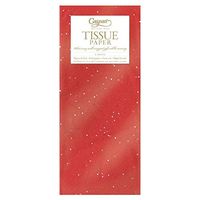 Caspari Solid Tissue Paper in Red Gemstone, 16 Sheets Included