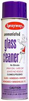 Sprayway SW043 Aerosol Ammoniated Glass Cleaner, 19 oz