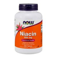 Niacin, 500 mg, Tr 250 Tabs by Now Foods (Pack of 3)