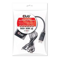 Club3D CSV-6200H Multi Stream Transport (MST) DisplayPort to HDMI 1.4 Multi Monitor Splitter - 2-Port MST Hub - DP 1.2 to 2x HDMI 1.4 MST Hub USB powered