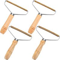 4 Pieces Portable Lint Remover Reusable Double Sided Clothes Fuzz Shaver Fabric Remover Travel Brush for Removing Lint Pet Hair Dust in Clothes and Furniture, 2 Sizes