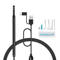 Otoscopes Visual Ear Cleaner Earpick Endoscope 5.5mm Lens Earwax Cleaning Spoon Remover for iOS Android Windows PC