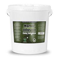 Natural Stone Color Enhancer - Non Toxic Stone Sealer For Travertine, Marble, Granite, Slate, Limestone, Coral Stone & Other Porous Stone Surfaces - 100% - Used By Professionals - Marble Infusion Stone Sealer Color Enhancer, 5 Gallon