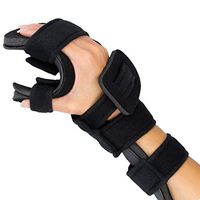Stroke Hand Splint- Soft Resting Hand Splint for Flexion Contractures, Comfortably Stretch and Rest Hands for Long Term Ease with Functional Hand Splint, an American Heritage Industries (Right, Small)