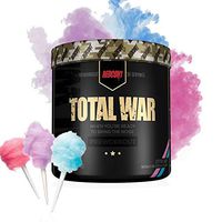 Total War Pre Workout - Xtreme Energy Preworkout Powder - Energy Drink Mix Powder Supplement - Nitric Oxide Booster, with Caffeine - Newly Formulated - Cotton Candy - 30 Serving