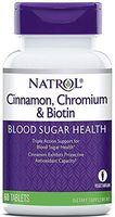 Natrol Cinnamon Chromium Biotin Tablets, 60 Count