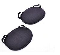 EUBUY Thick Soft Half Sole Cushion Invisible Anti Slip High Heel Sandals Insoles Pads Forefoot Care Shoe Insole Foot Petals (B, Black)