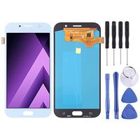 JUNXI Phone case Phone Cover LCD Screen and Digitizer Full Assembly (OLED Material) for Galaxy A7 (2017), A720F, A720F/DS(Black) Highly Recommended (Color : Blue)