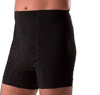 Corsinel Regular Male Boxer Low by Tytex Medium Support Ostomy and Hernia (Black, Medium)