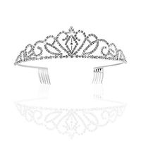 Meolin Shining Rhinestones Hair Jewelry Hair Ornaments Wedding Crown Crown Headdress