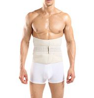 Zcargel Hot Sale Men's Elastic Breathable Waist Slimming Trimmer Belt Lose Tummy Abdominal Binder Band, Back Pain Support Brace Band
