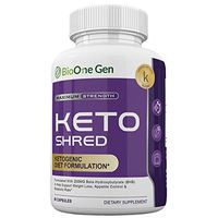 BioOneGen Keto Shred - Burn Fat Fast for Energy Hack - Beta BHB - Gluten Free - 30 Day Supply - 60 Capsules