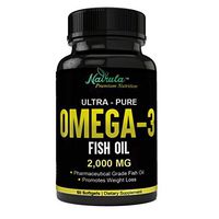 Superior Quality Ocean Fish Oil 2,000 MG Heart Health, Cardiovascular Support Performance Level Ultra Pure Fish Oil Potent EPA/DHA