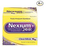 Nexium 24HR Capsules Clear Minis - 14 ct, Pack of 4